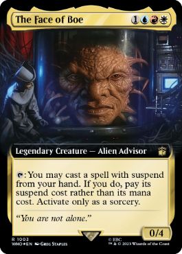 [1003]【EN】【サージFOIL】■拡張アート■フェイス・オブ・ボー/The Face of Boe【WHO】[R][多色]