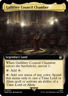 [1053]【EN】【サージFOIL】■拡張アート■ギャリフレイ評議堂/Gallifrey Council Chamber【WHO】[R][土地]
