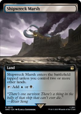 [515]【EN】【FOIL】■拡張アート■難破船の湿地/Shipwreck Marsh【WHO】[R][土地]