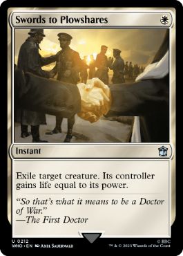 [212]【EN】剣を鍬に/Swords to Plowshares【WHO】[U][白]