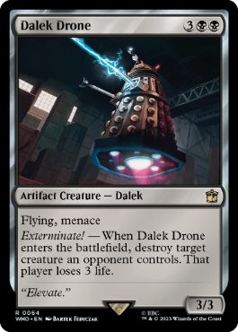 [064]【EN】ダーレクのドローン/Dalek Drone【WHO】[R][黒]