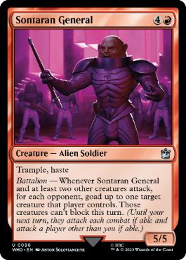 [096]【EN】ソンターランの将軍/Sontaran General【WHO】[U][赤]