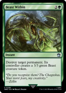 [228]【EN】内にいる獣/Beast Within【WHO】[U][緑]