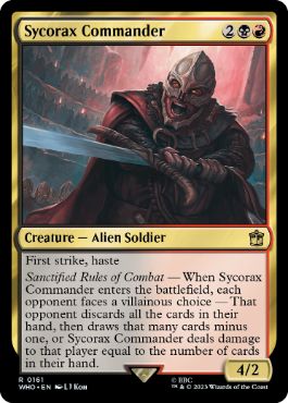 [161]【EN】シコラックスの司令官/Sycorax Commander【WHO】[R][多色]