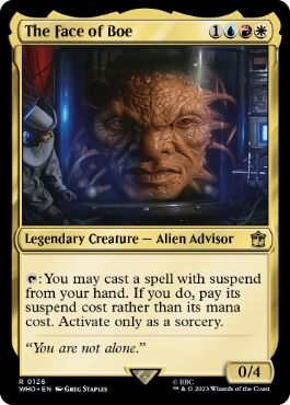 [126]【EN】フェイス・オブ・ボー/The Face of Boe【WHO】[R][多色]