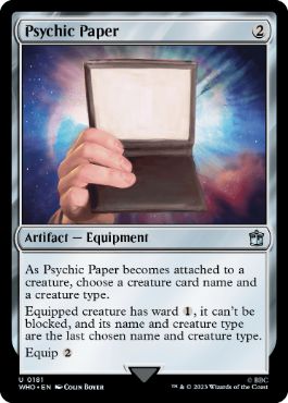 [181]【EN】サイキックペーパー/Psychic Paper【WHO】[U][茶]