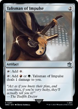 [251]【EN】衝動のタリスマン/Talisman of Impulse【WHO】[U][茶]