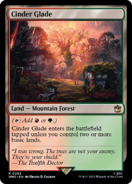 [262]【EN】燃えがらの林間地/Cinder Glade【WHO】[R][土地]