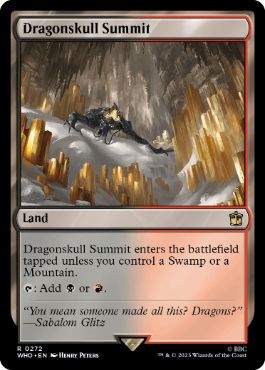 [272]【EN】竜髑髏の山頂/Dragonskull Summit【WHO】[R][土地]