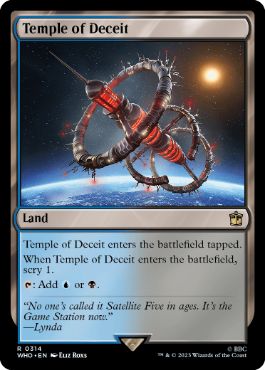[314]【EN】欺瞞の神殿/Temple of Deceit【WHO】[R][土地]