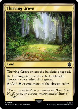 [325]【EN】興隆する木立/Thriving Grove【WHO】[C][土地]