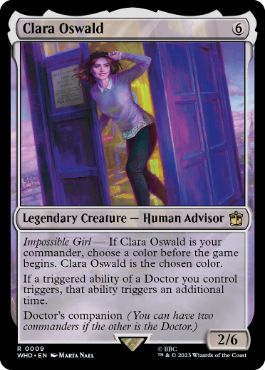 [009]【EN】【FOIL】クララ・オズワルド/Clara Oswald【WHO】[R][無]