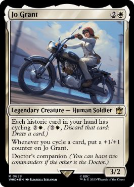 [628]【EN】【サージFOIL】ジョー・グラント/Jo Grant【WHO】[R][白]