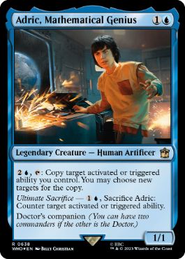 [638]【EN】【サージFOIL】数学の天才、アドリック/Adric, Mathematical Genius【WHO】[R][青]