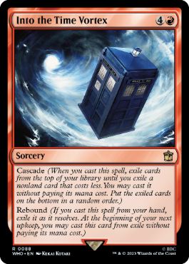 [088]【EN】【FOIL】タイム・ボルテックスの中へ/Into the Time Vortex【WHO】[R][赤]