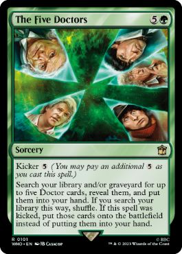 [101]【EN】【FOIL】５人のドクター/The Five Doctors【WHO】[R][緑]