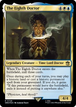 [729]【EN】【サージFOIL】８代目ドクター/The Eighth Doctor【WHO】[R][多色]