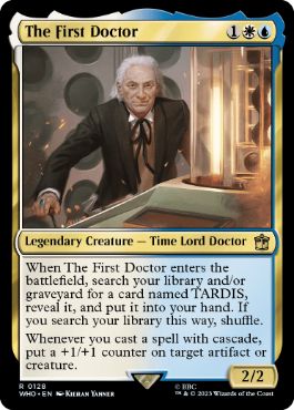 [128]【EN】【FOIL】初代ドクター/The First Doctor【WHO】[R][多色]