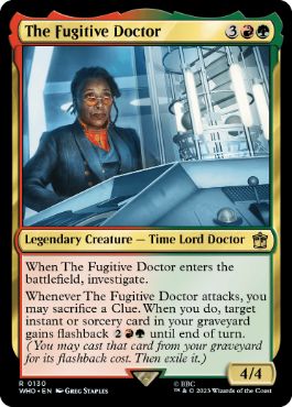 [130]【EN】【FOIL】逃亡ドクター/The Fugitive Doctor【WHO】[R][多色]
