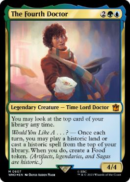 [607]【EN】【サージFOIL】４代目ドクター/The Fourth Doctor【WHO】[M][多色]