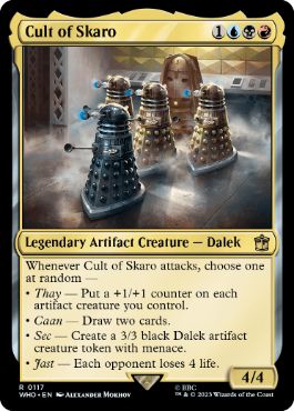 [117]【EN】【FOIL】スカロの集団/Cult of Skaro【WHO】[R][多色]