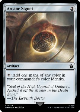 [239]【EN】【FOIL】秘儀の印鑑/Arcane Signet【WHO】[C][茶]