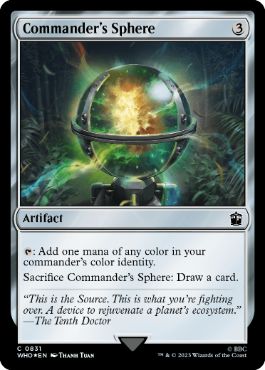 [831]【EN】【サージFOIL】統率者の宝球/Commander's Sphere【WHO】[C][茶]