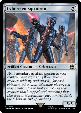 [781]【EN】【サージFOIL】サイバーマン軍団/Cybermen Squadron【WHO】[R][茶]