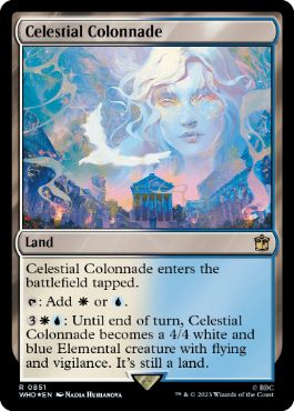 [851]【EN】【サージFOIL】天界の列柱/Celestial Colonnade【WHO】[R][土地]