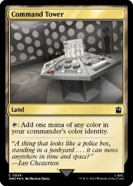 [854]【EN】【サージFOIL】統率の塔/Command Tower【WHO】[C][土地]