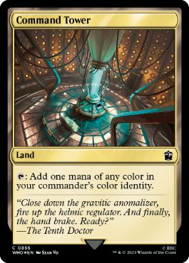 [855]【EN】【サージFOIL】統率の塔/Command Tower【WHO】[C][土地]