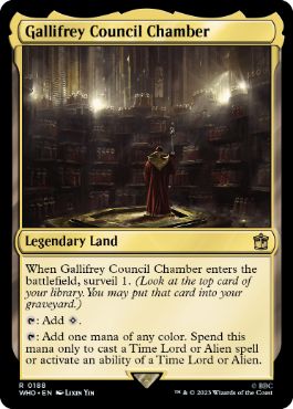 [188]【EN】【FOIL】ギャリフレイ評議堂/Gallifrey Council Chamber【WHO】[R][土地]