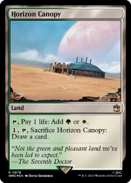 [878]【EN】【サージFOIL】地平線の梢/Horizon Canopy【WHO】[R][土地]