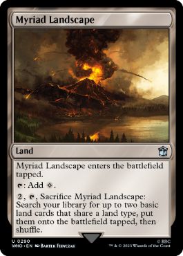 [290]【EN】【FOIL】無限地帯/Myriad Landscape【WHO】[U][土地]