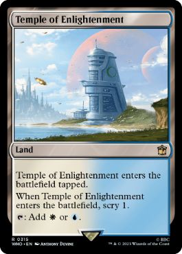 [315]【EN】【FOIL】啓蒙の神殿/Temple of Enlightenment【WHO】[R][土地]