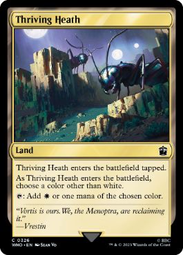 [326]【EN】【FOIL】興隆する荒野/Thriving Heath【WHO】[C][土地]
