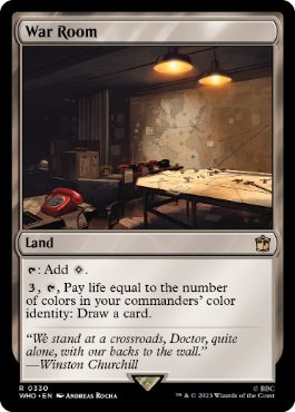 [330]【EN】【FOIL】作戦室/War Room【WHO】[R][土地]