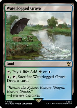 [922]【EN】【サージFOIL】冠水樹林帯/Waterlogged Grove【WHO】[R][土地]