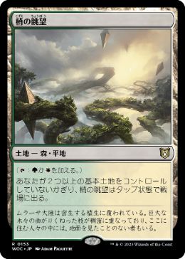 [153]【JP】梢の眺望/Canopy Vista【WOC】[R][土地]