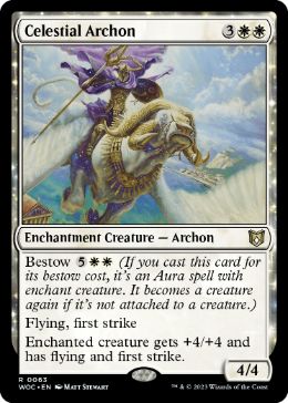 [063]【EN】天界の執政官/Celestial Archon【WOC】[R][白]