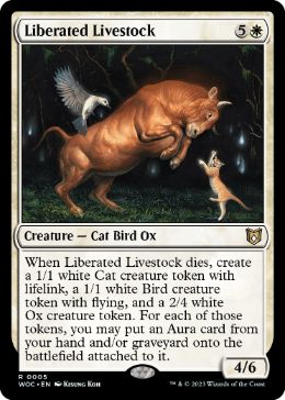 [005]【EN】解放された家畜/Liberated Livestock【WOC】[R][白]