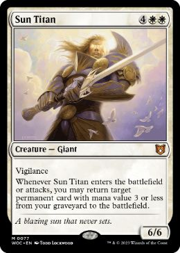 [077]【EN】太陽のタイタン/Sun Titan【WOC】[M][白]