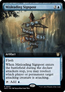 [047]【EN】■拡張アート■紛らわしい道標/Misleading Signpost【WOC】[R][青]