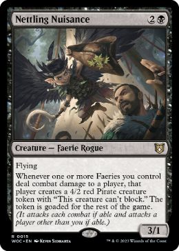 [015]【EN】苛立たせる厄介者/Nettling Nuisance【WOC】[R][黒]