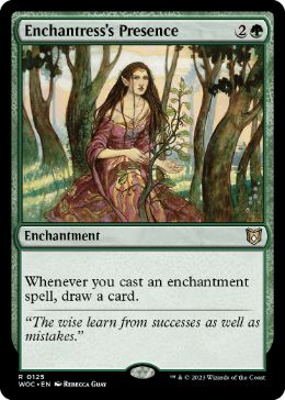 [125]【EN】女魔術師の存在/Enchantress's Presence【WOC】[R][緑]