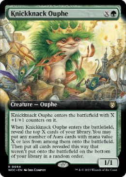 [054]【EN】■拡張アート■小間物のアウフ/Knickknack Ouphe【WOC】[R][緑]