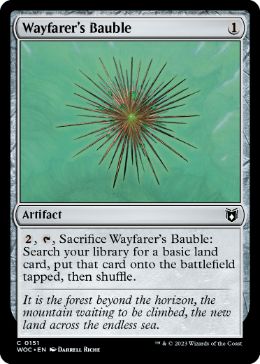 [151]【EN】旅人のガラクタ/Wayfarer's Bauble【WOC】[C][茶]