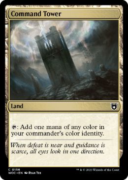 [156]【EN】統率の塔/Command Tower【WOC】[C][土地]