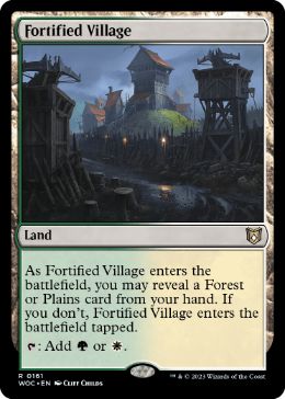 [161]【EN】要塞化した村/Fortified Village【WOC】[R][土地]