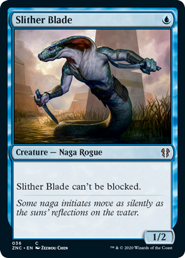 [036]【EN】這い寄る刃/Slither Blade【ZNC】[C][青]